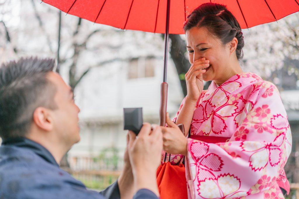 Surprise Marriage Proposal photographer in Kyoto and Tokyo