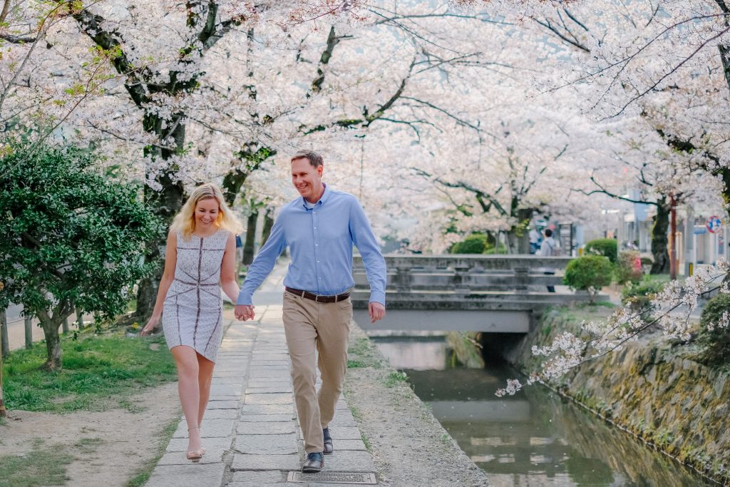 Engagement and proposal photo in Kyoto